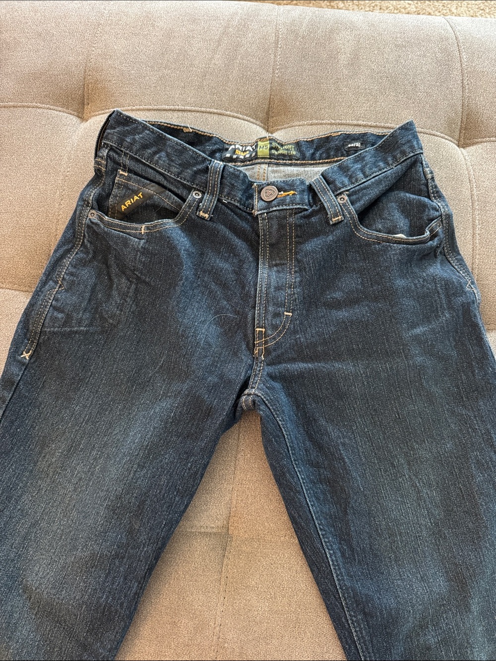 Ariat Straight Fit Blue Men's Jeans
